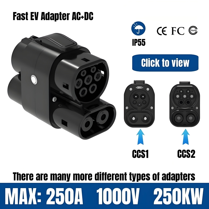 Ccs2 To Ccs1 Fast Charge Adapter 250Kw - Adaptor Pengisian Daya EV 250A 250KW
