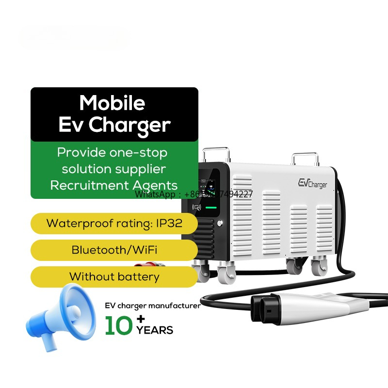 Portable Dc Fast Charger 20Kw Ccs2 - Stasiun Pengisian Daya Kendaraan Listrik Portabel