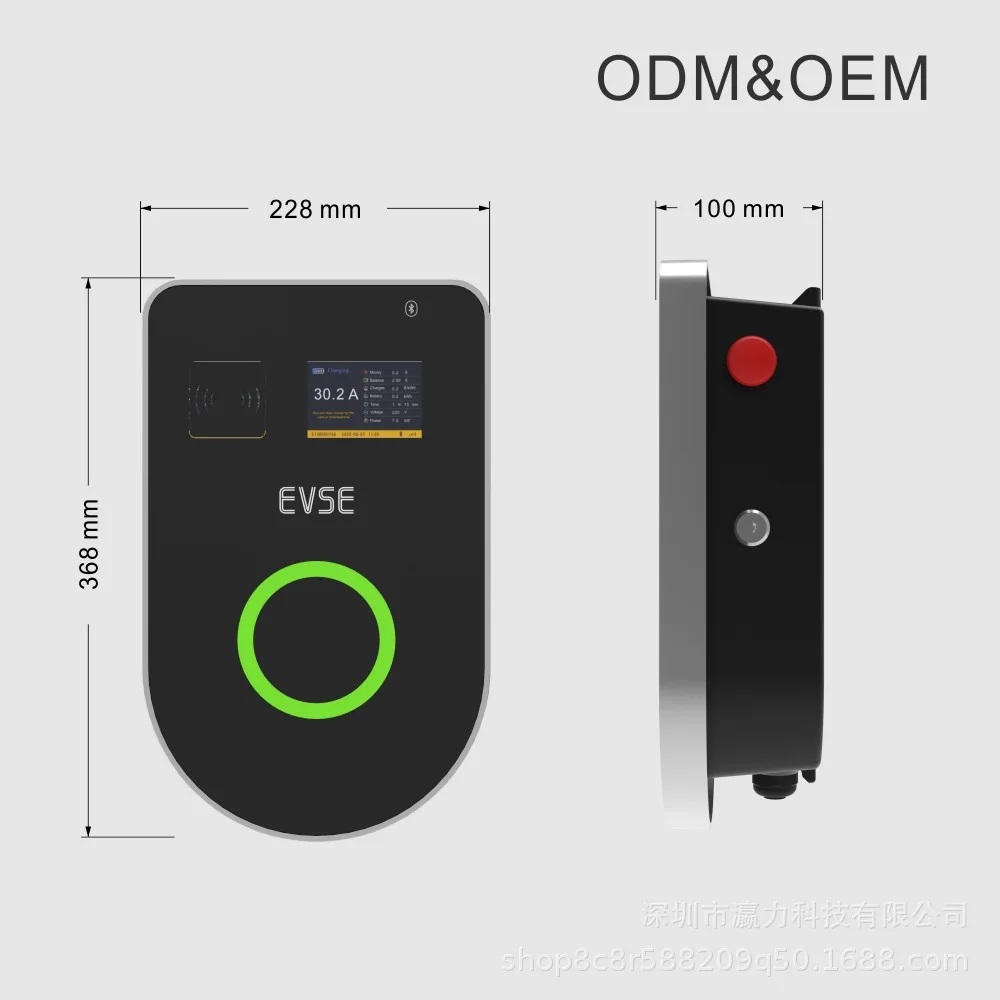 Stasiun Pengisian Daya Mobil L - 22Kw Wallbox Type 2 Ocpp Rfid ulasan dan harga