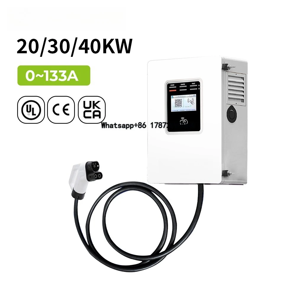 Pengisi Daya EV Cepat Komersia - Dc Fast Charger 30Kw Wallbox Commercial ulasan dan harga