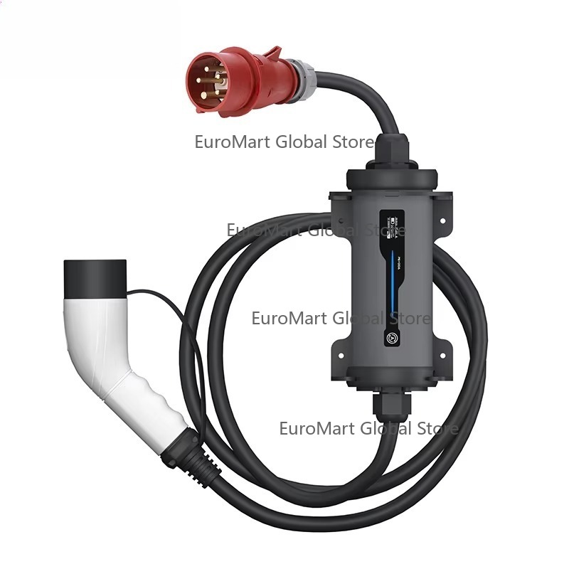 Tipe 2 ke Steker Merah CEE Pen - Portable Ev Charger 32A Type 2 Cee Plug ulasan dan harga