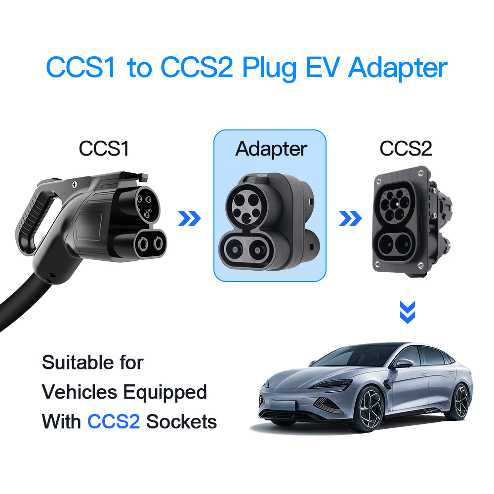 Adaptor Pengisian Daya EV Kola - Ccs2 To Ccs1 Fast Charge Adapter 250Kw ulasan dan harga