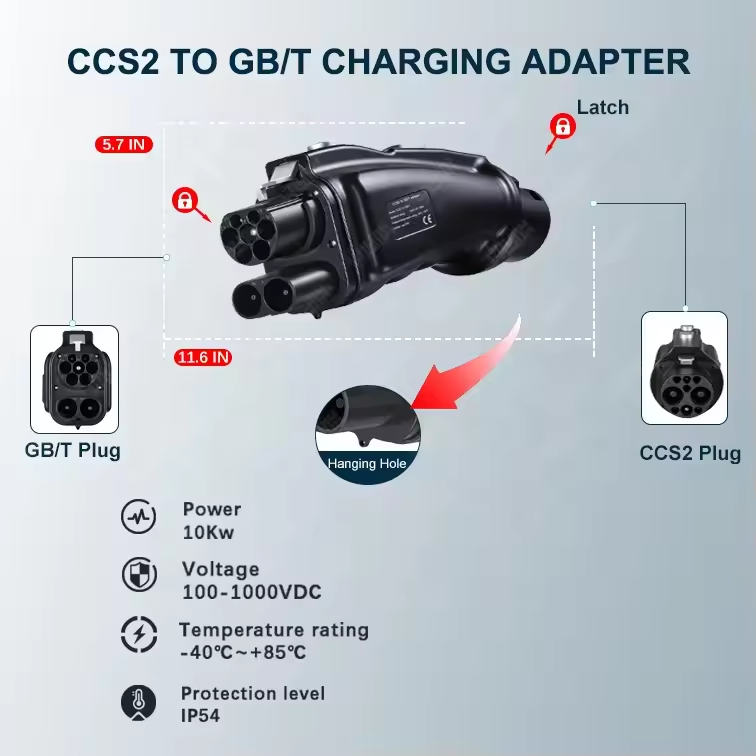 Adaptor Combo DC CCS2 ke GB/T, - Gb/T To Ccs2 200A Fast Charging Adapter ulasan dan harga