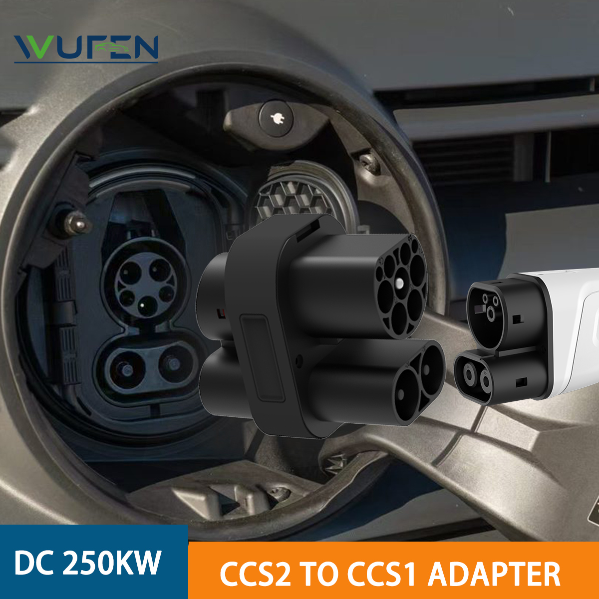 Adaptor WUFEN 250KW CCS2 ke CC - Ccs2 To Ccs1 Fast Charge Adapter 250Kw ulasan dan harga