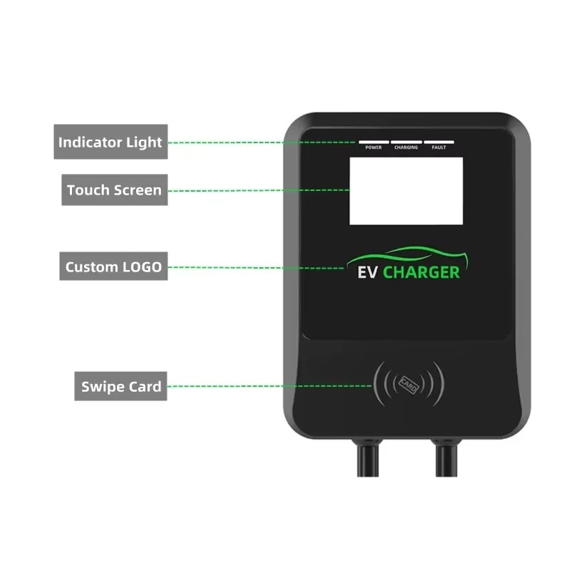 Stasiun Pengisian Daya EV Wall - 22Kw Wallbox Type 2 Ocpp Rfid ulasan dan harga