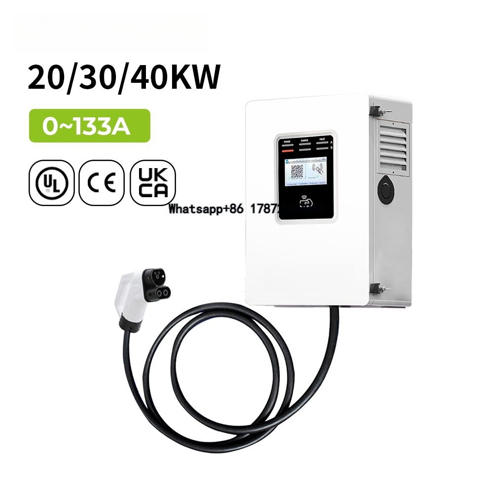 Pengisi Daya EV Cepat Komersia - Dc Fast Charger 30Kw Wallbox Commercial ulasan dan harga