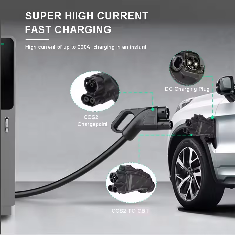 Adaptor Pengisi Daya Mobil Lis - Gb/T To Ccs2 200A Fast Charging Adapter ulasan dan harga
