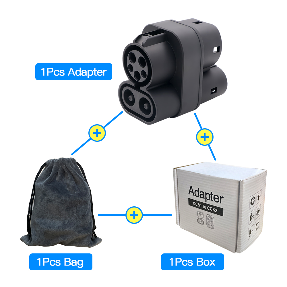 Adaptor pengisi daya EV CCS1 k - Ccs2 To Ccs1 Fast Charge Adapter 250Kw ulasan dan harga